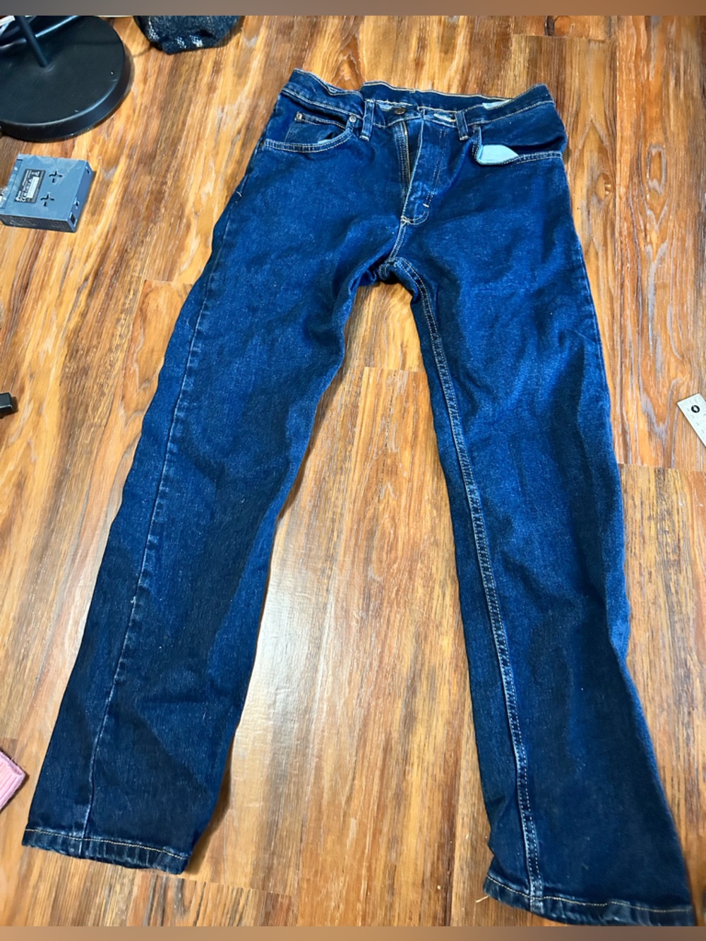 Wrangler Men's Straight Fit Dark Indigo Jeans